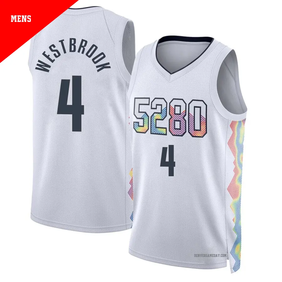 上品なブランド Russell Men's 4 Westbrook Swingman 2024/25 Nuggets Denver ウェア
